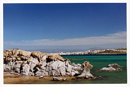 Naoussa, vue depuis Kolymbithres ...